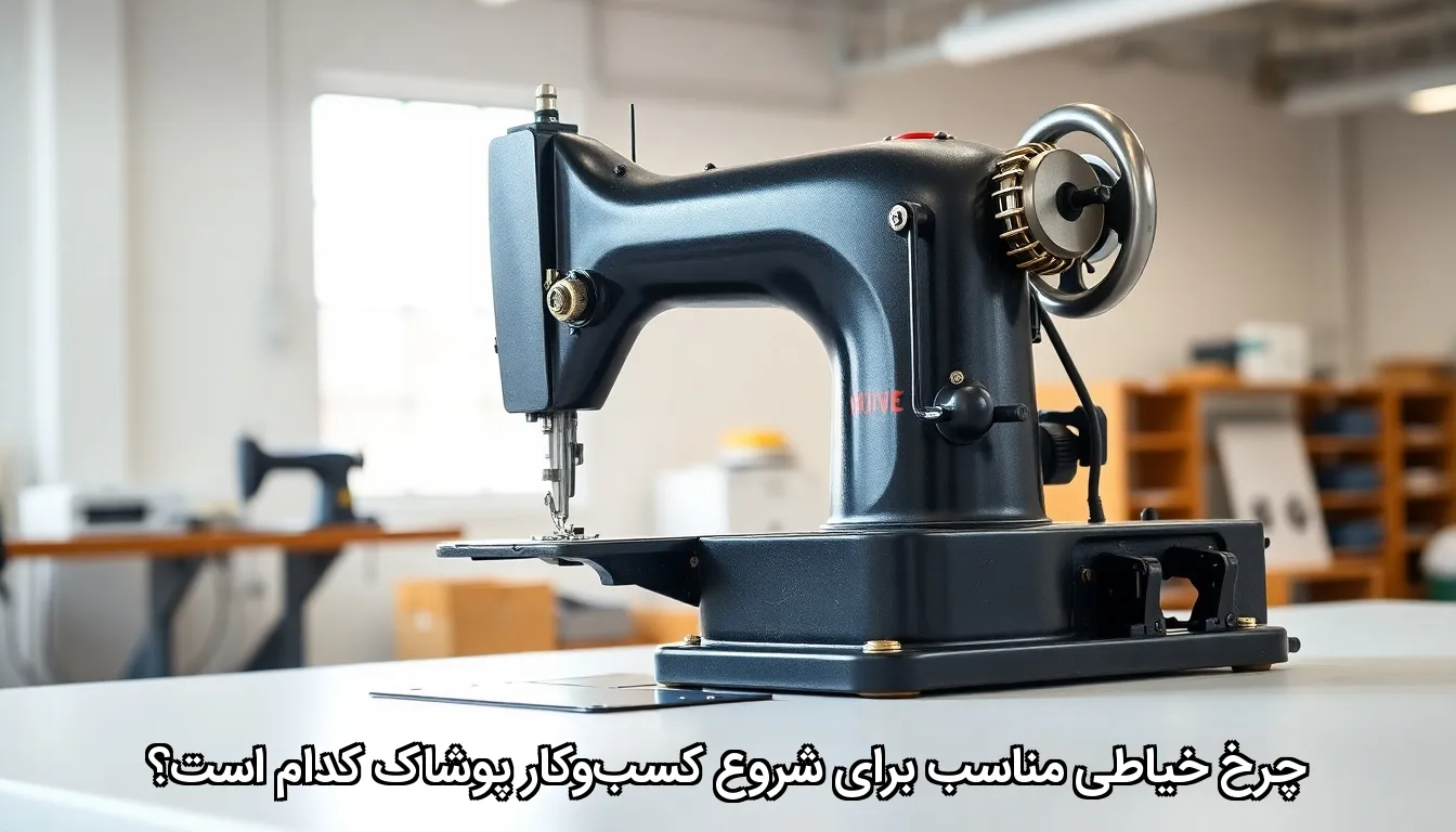 چرخ خیاطی مناسب برای شروع کسبوکار پوشاک